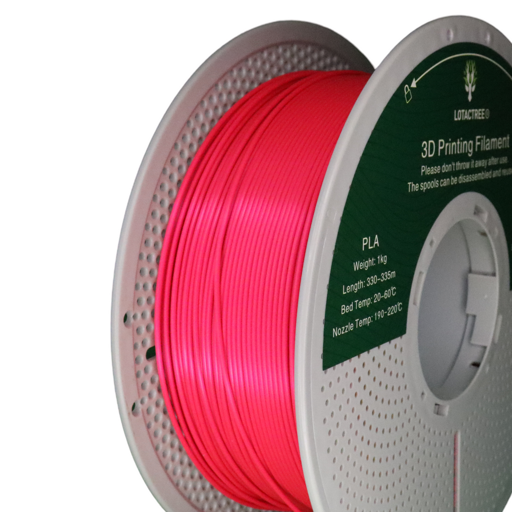 PLA - Neon Hot Pink - 1Kg - Bobina - Lotactree