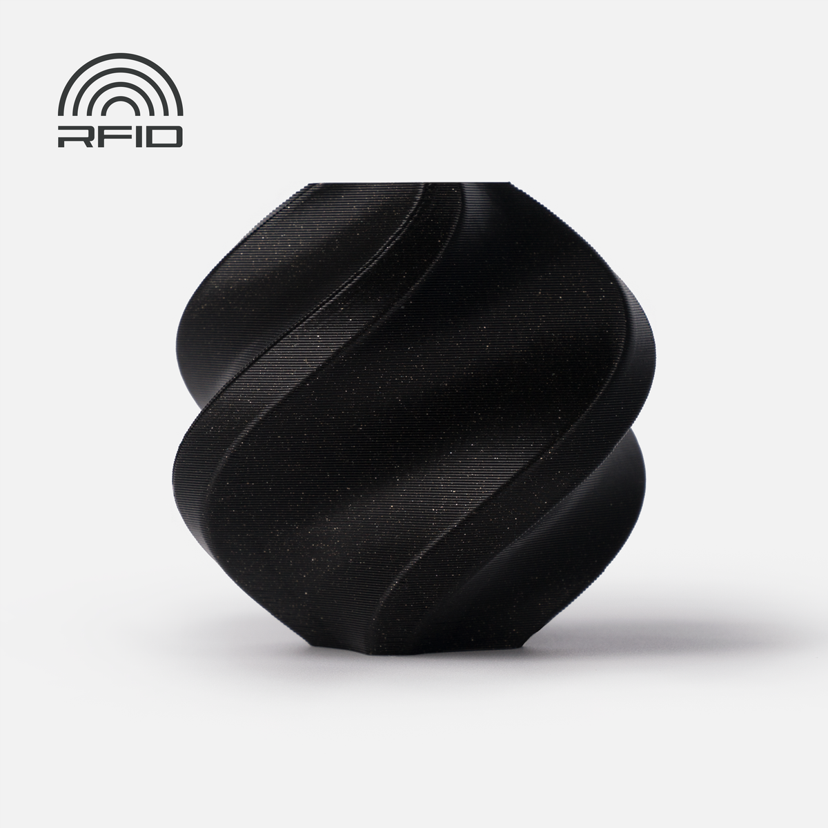 PLA Sparkle - Onyx Black Sparkle - 1Kg - Bobina - Bambu Lab