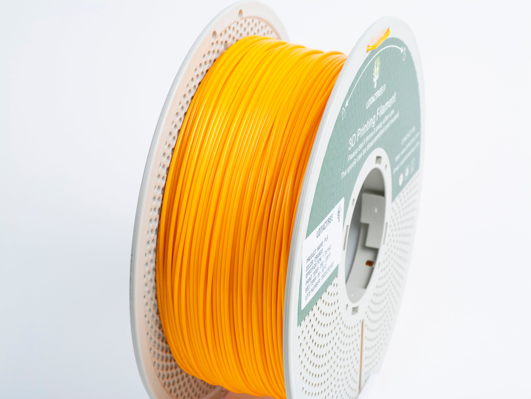PLA - Orange - 1Kg - Bobina - Lotactree