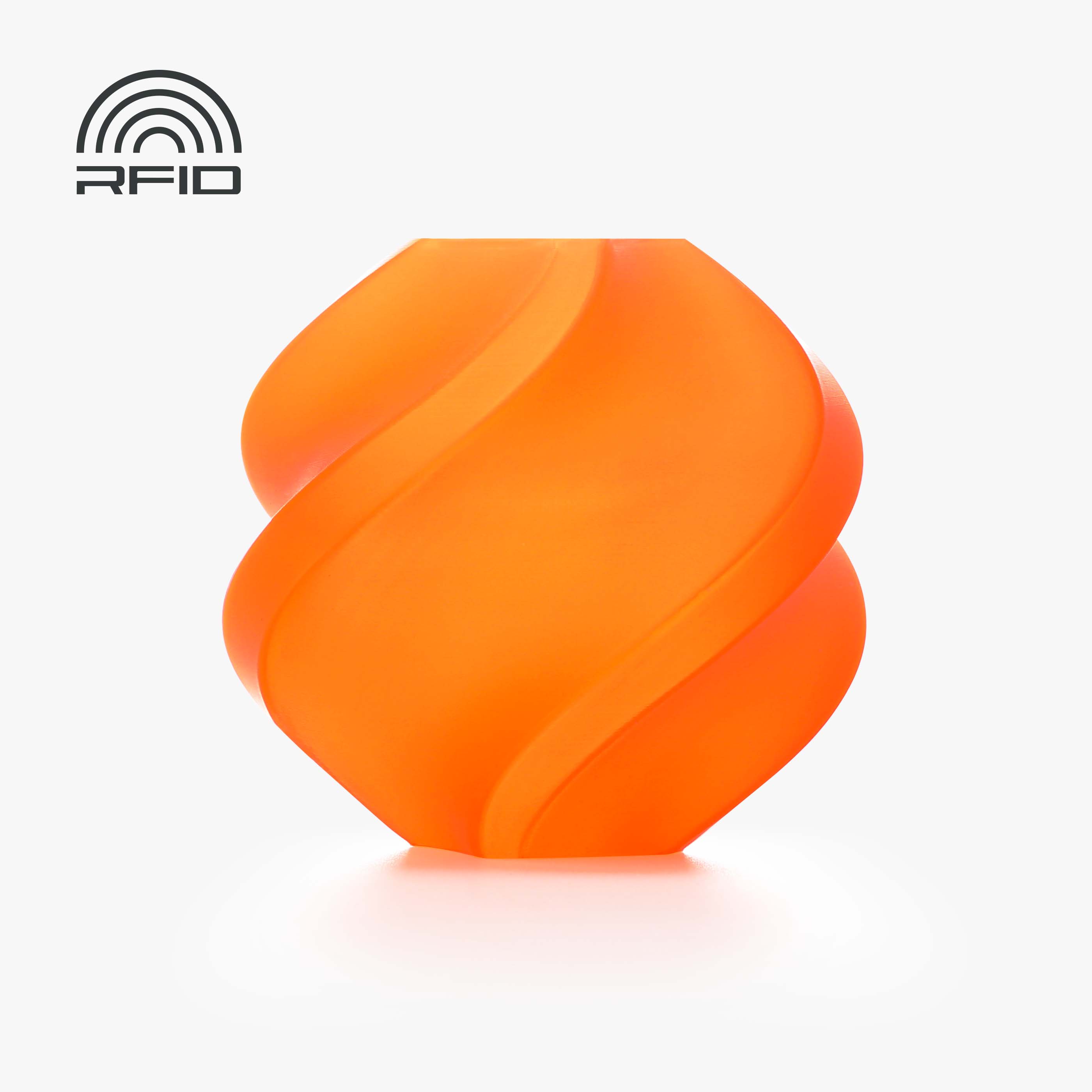 PLA Translucent - Orange - 1Kg - Bobina - Bambu Lab