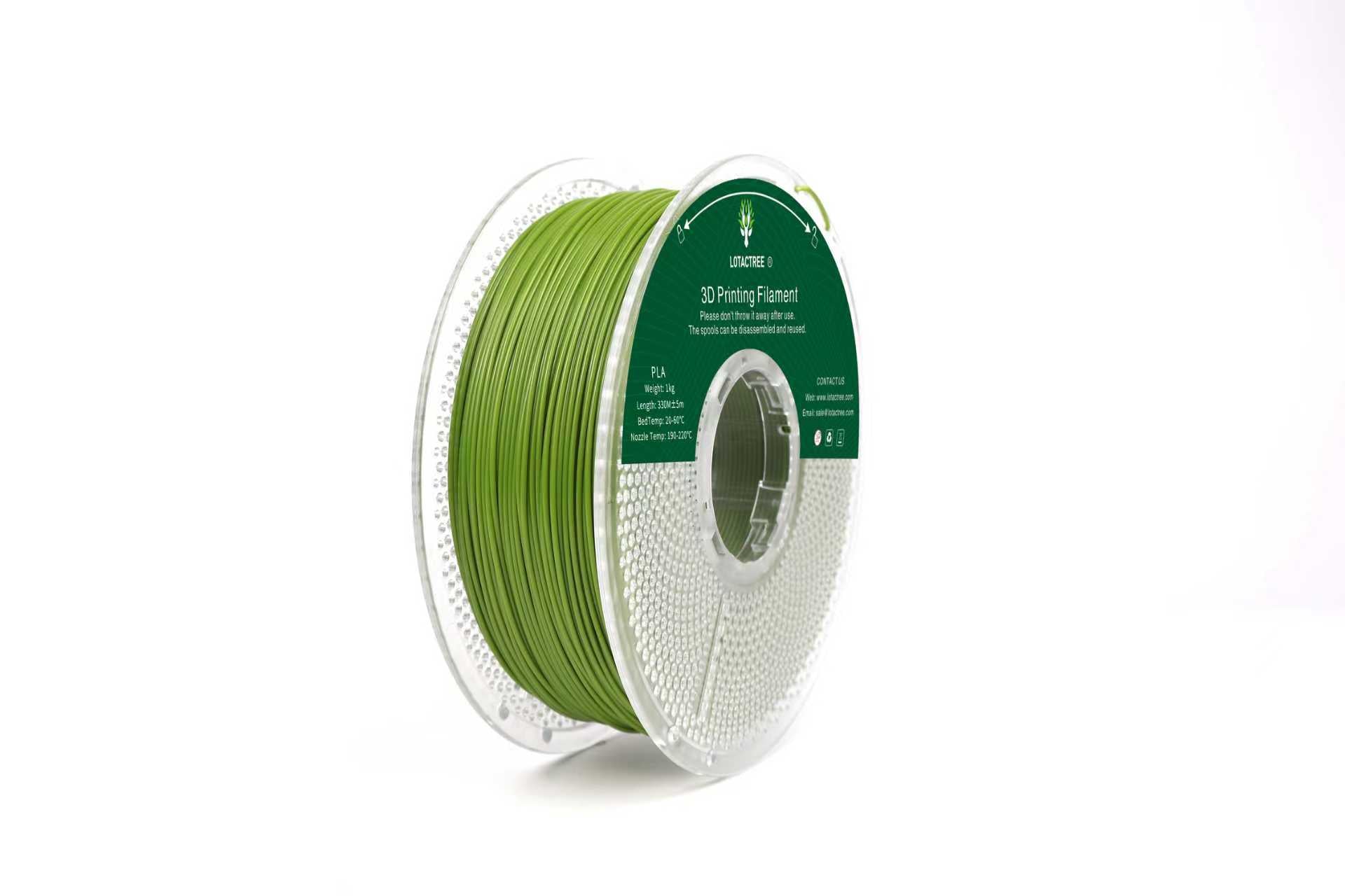 PLA - Army Green - 1Kg - Bobina - Lotactree