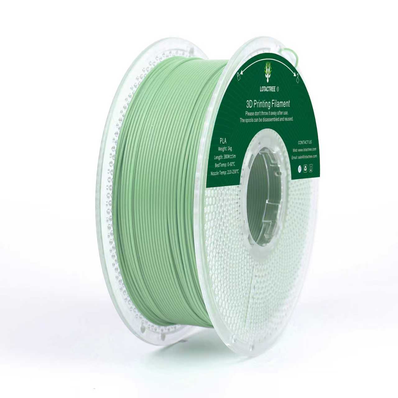 PLA - Mint Green - 1Kg - Bobina - Lotactree