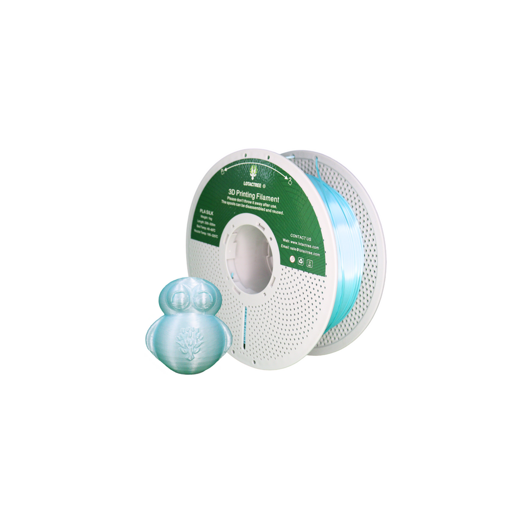 PLA Silk - Cyan - 1Kg - Bobina - Lotactree