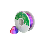 PLA Silk Multicor - Rose Red + Green + Dark Blue - 1Kg - Bobina - Lotactree