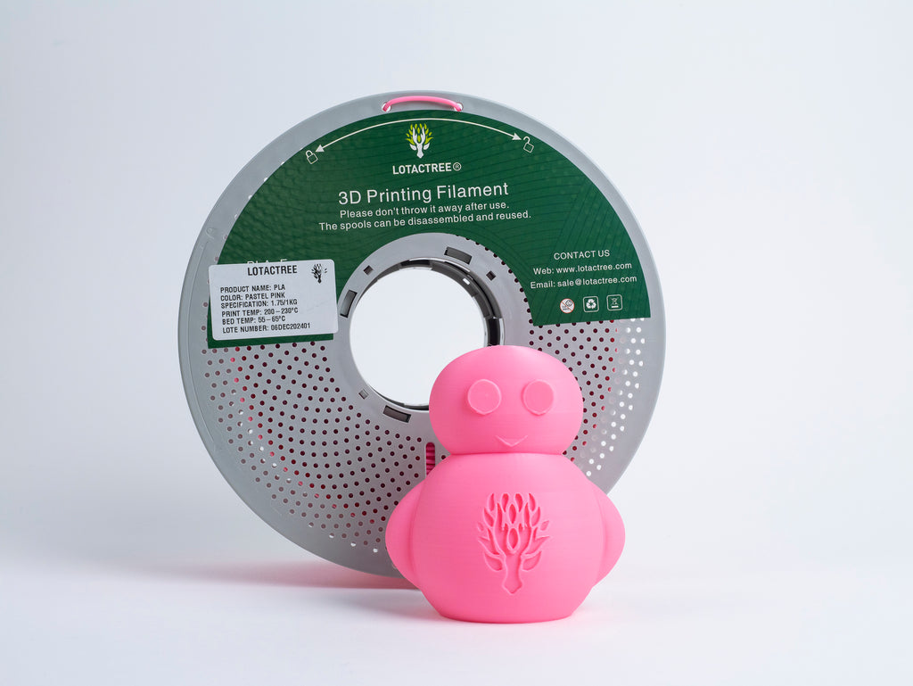PLA - Pastel Pink - 1Kg - Bobina - Lotactree