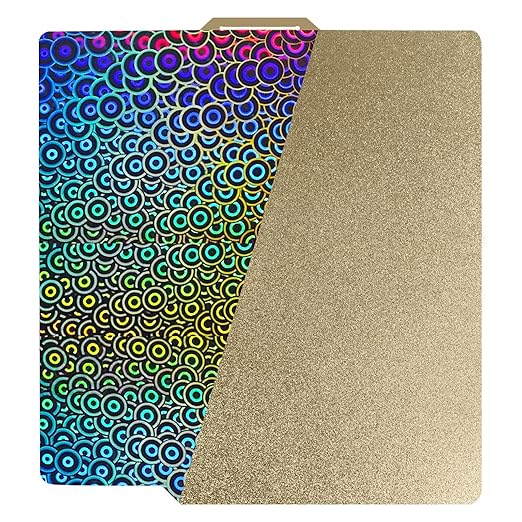 Placa Holográfica Kaleidoscope + PEI Texturizado 257×257 mm – Bambu Lab X1 / P1 / P2 / X2 / A1