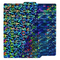 Placa Holográfica Letters + Digits 257×257 mm – Bambu Lab X1 / P1 / P2 / X2 / A1