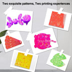 Placa Holográfica Letters + Digits 257×257 mm – Bambu Lab X1 / P1 / P2 / X2 / A1
