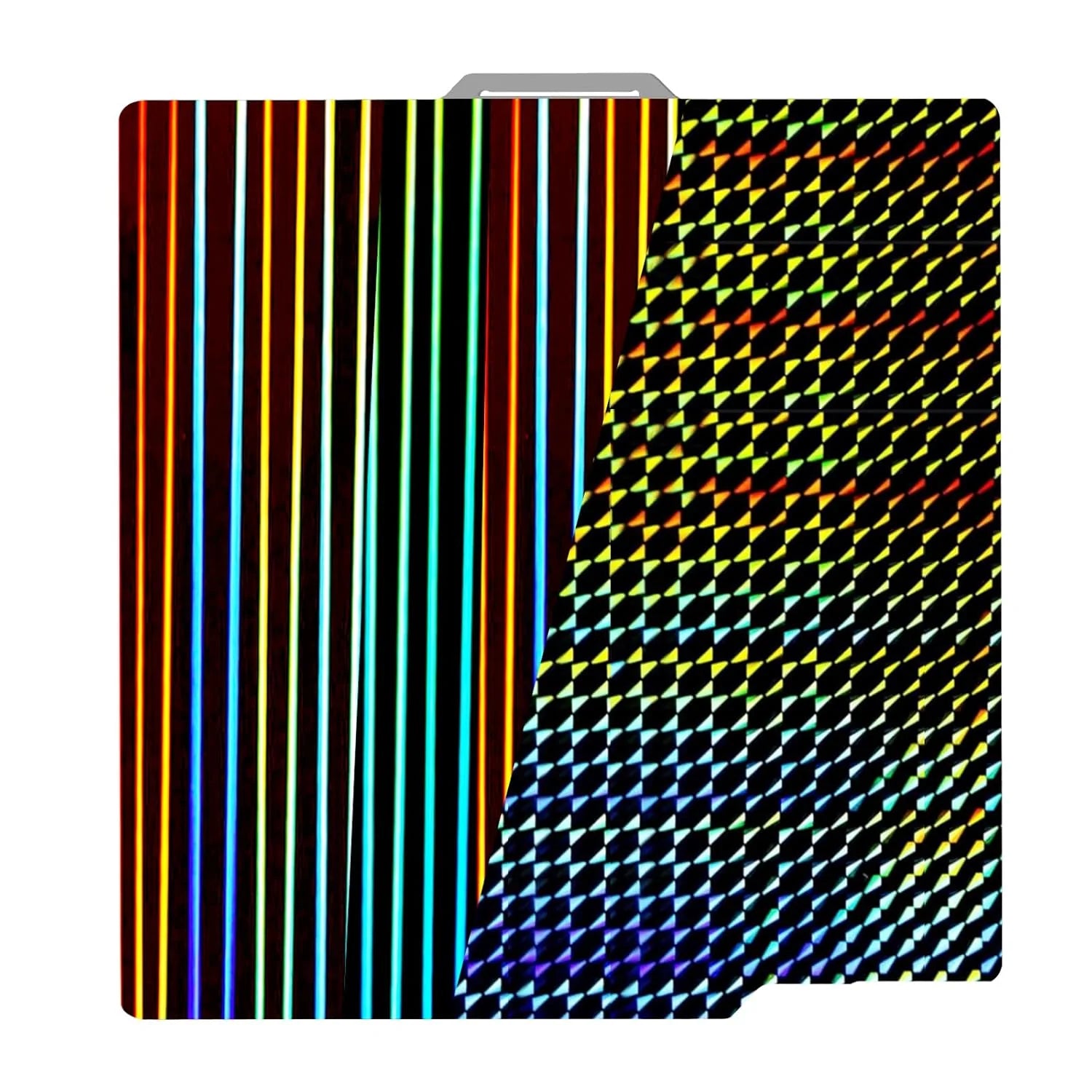 Placa Holográfica Light Beam + Phantom 257×257 mm – Bambu Lab X1 / P1 / P2 / X2 / A1