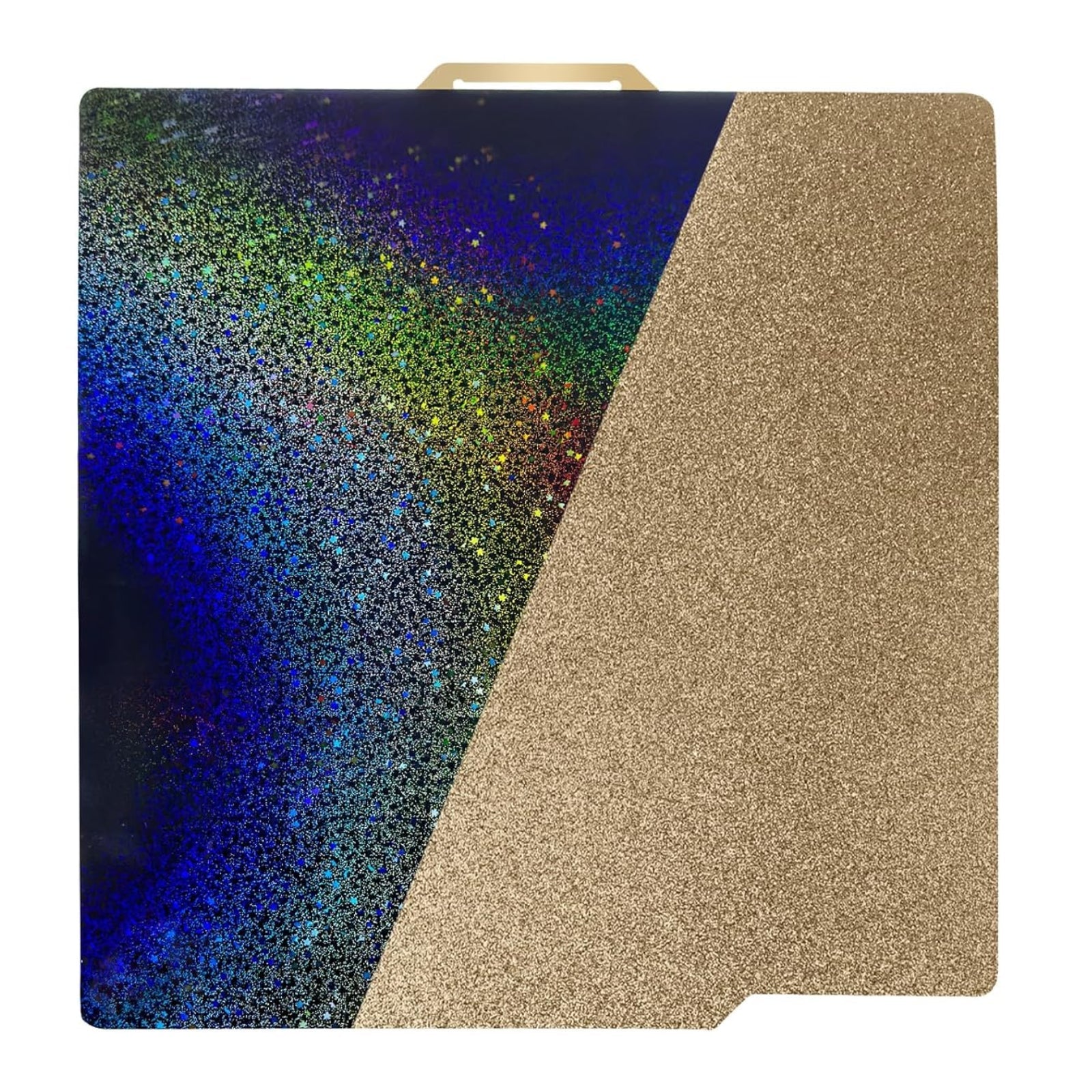 Placa Holográfica Rainbow PEY + PEI Texturizado 257×257 mm – Bambu Lab X1 / P1 / P2 / X2 / A1