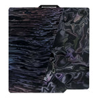 Placa Holográfica Water Ripples + Wood Grain 257×257 mm – Bambu Lab X1 / P1 / P2 / X2 / A1
