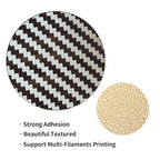 Placa PET Carbon Fiber + PEI Texturizado 257×257 mm – Bambu Lab X1 / P1 / P2 / X2 / A1