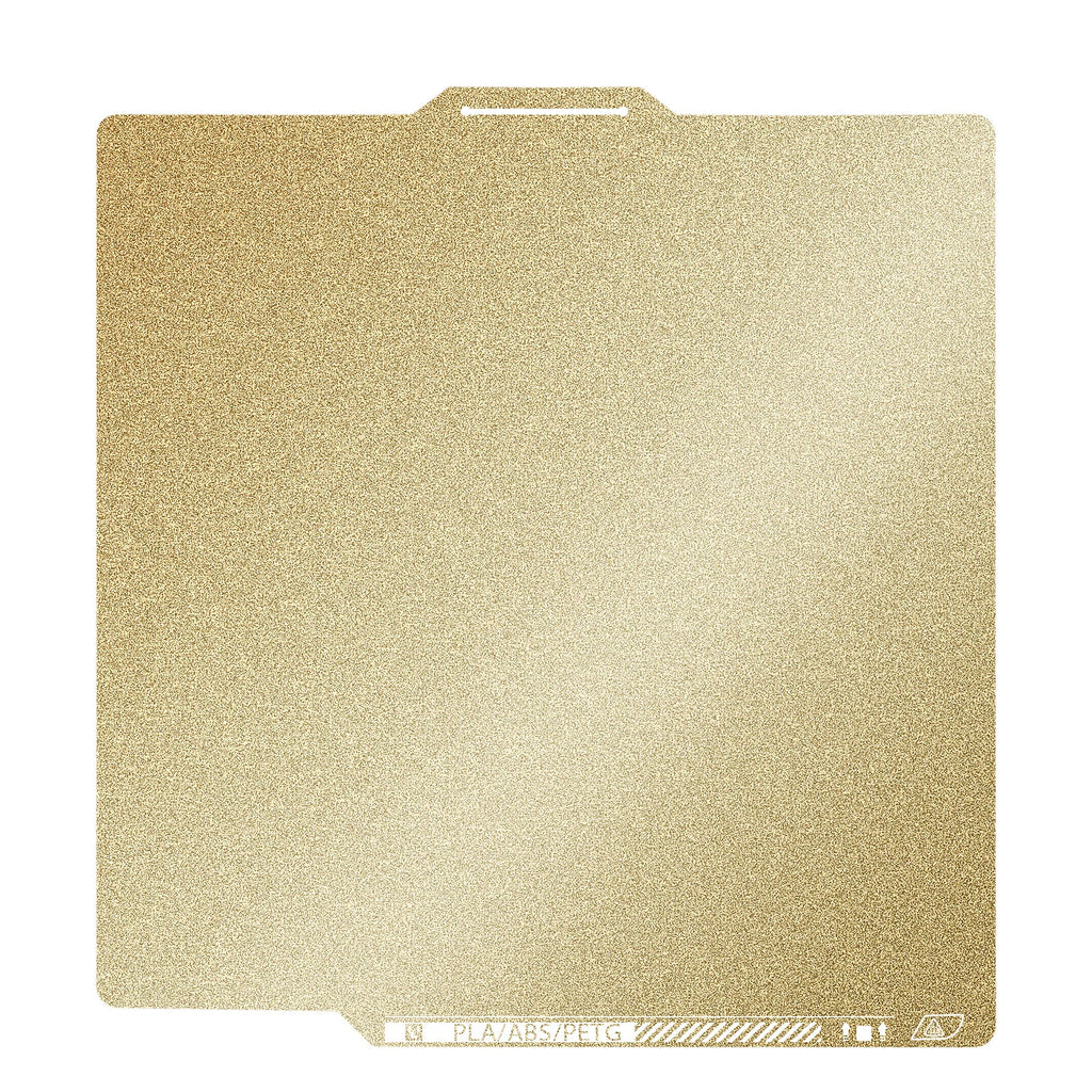 Placa PEI-PEI Texturizada Dourada 257×257 mm – Bambu Lab X1 / P1 / P2 / X2 / A1