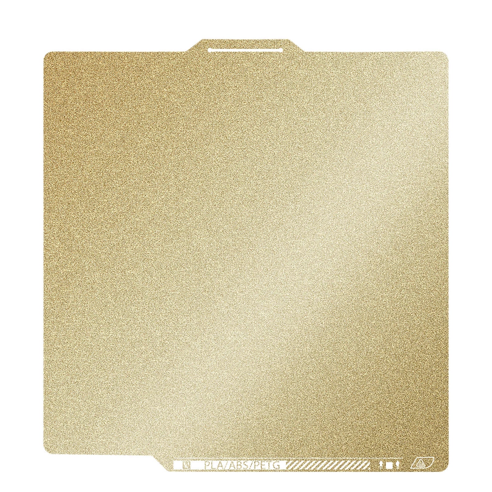 Placa PEI-PEI Texturizada Dourada 257×257 mm – Bambu Lab X1 / P1 / P2 / X2 / A1