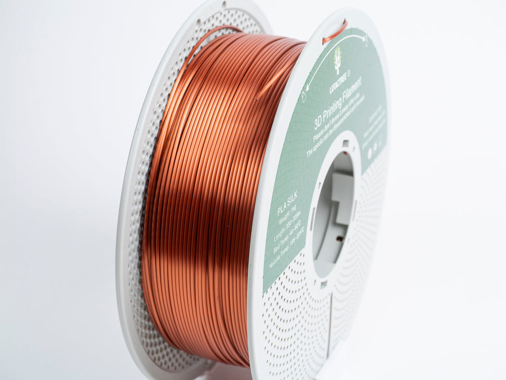 PLA Silk - Red Copper - 1Kg - Bobina - Lotactree
