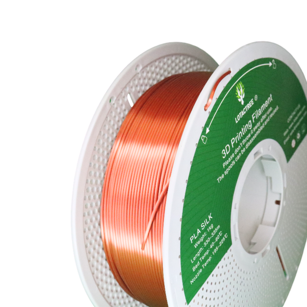 PLA Silk - Red Copper - 1Kg - Bobina - Lotactree