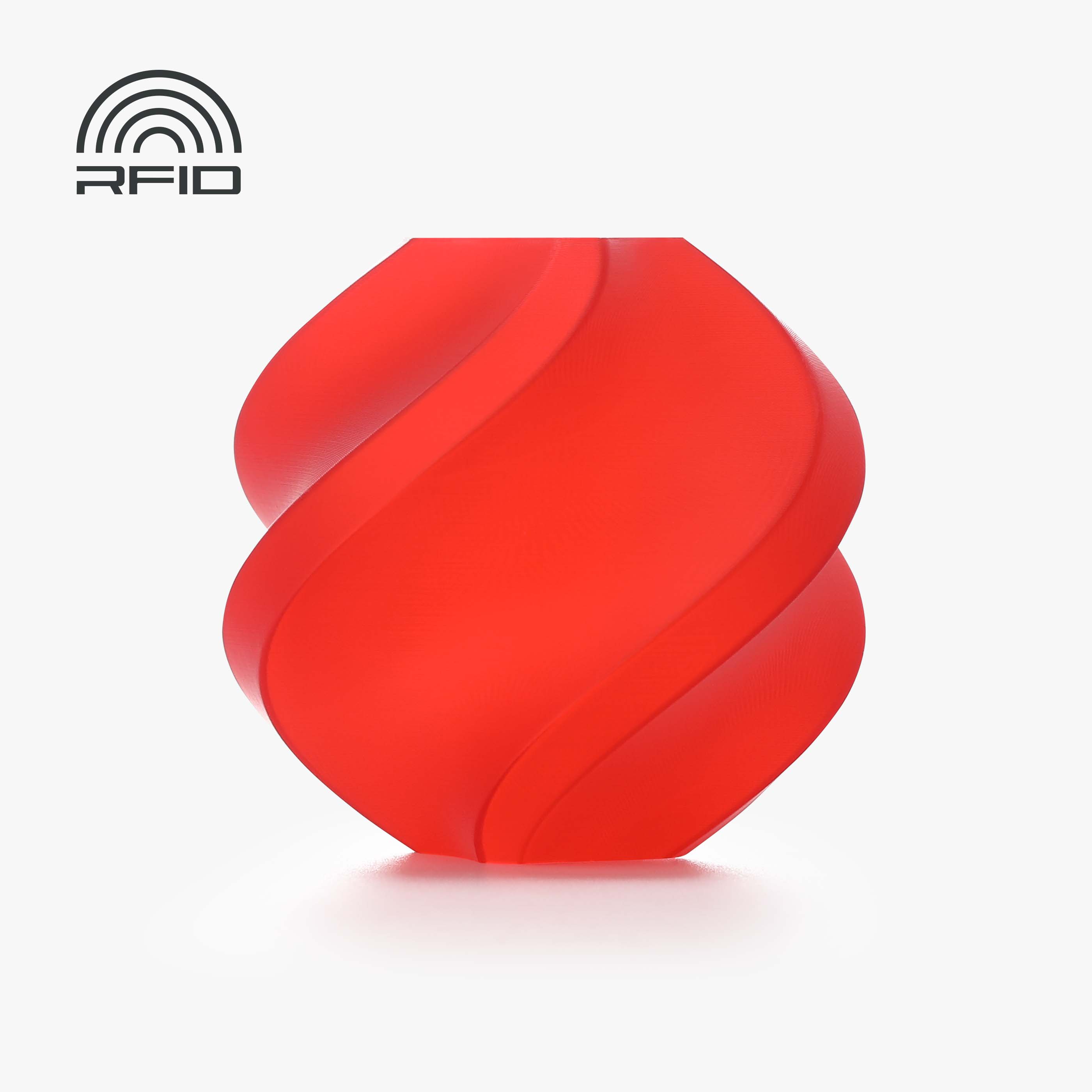 PLA Translucent - Red - 1Kg - Bobina - Bambu Lab