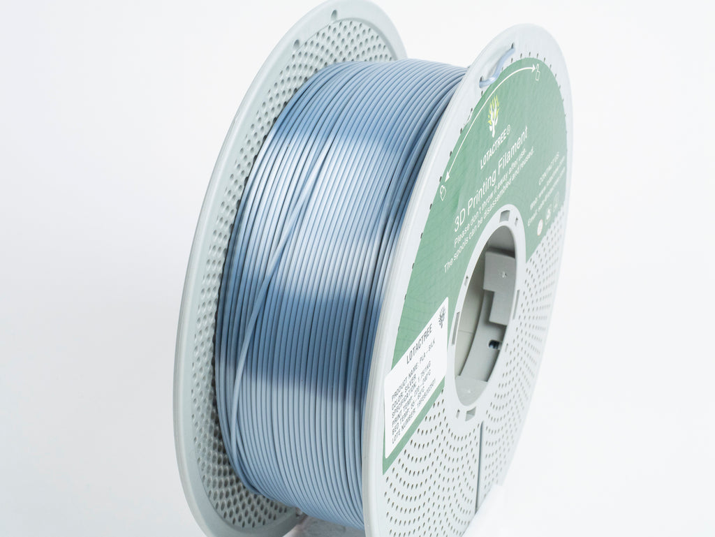 PLA Silk - Silver - 1Kg - Bobina - Lotactree