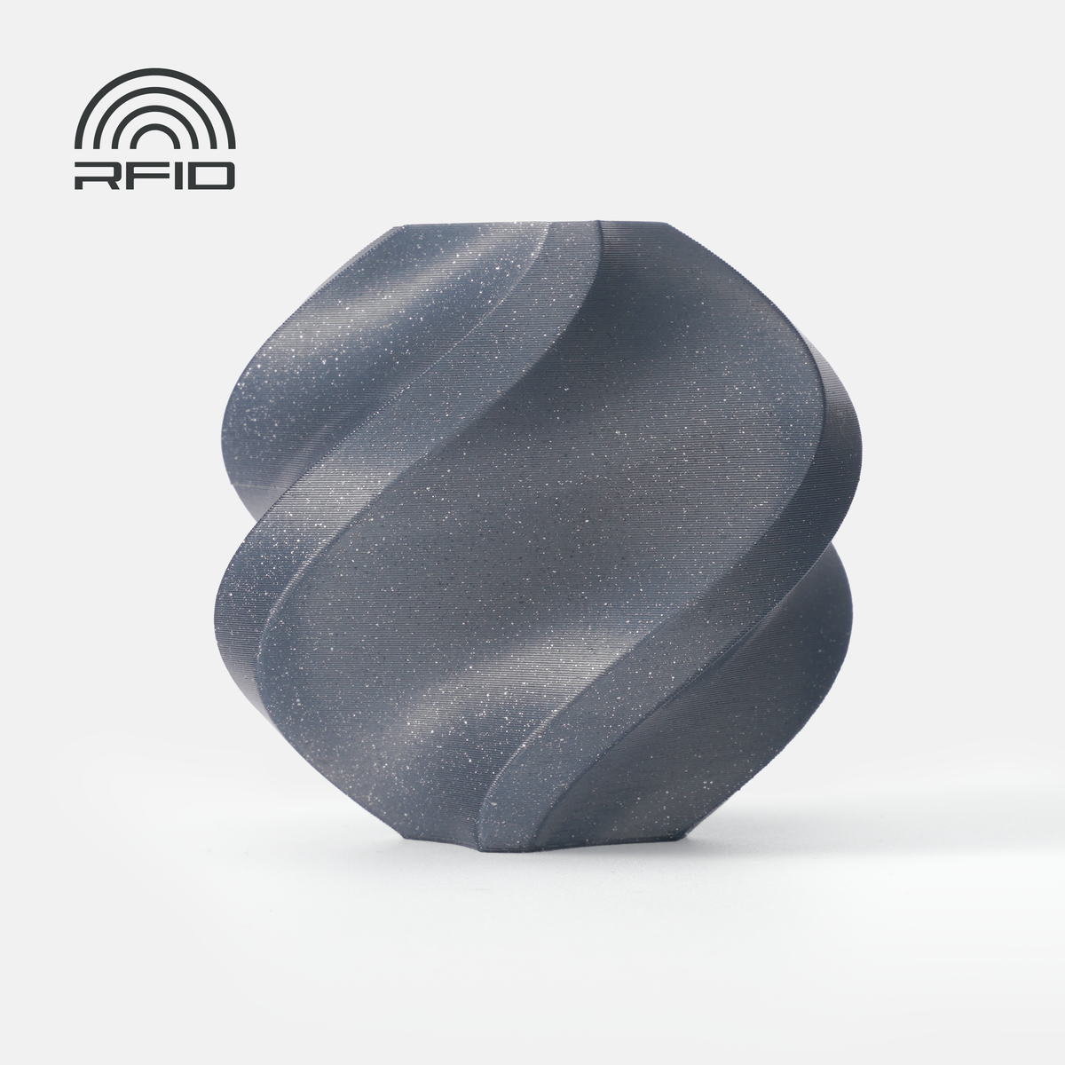 PLA Sparkle - Slate Gray Sparkle - 1Kg - Bobina - Bambu Lab