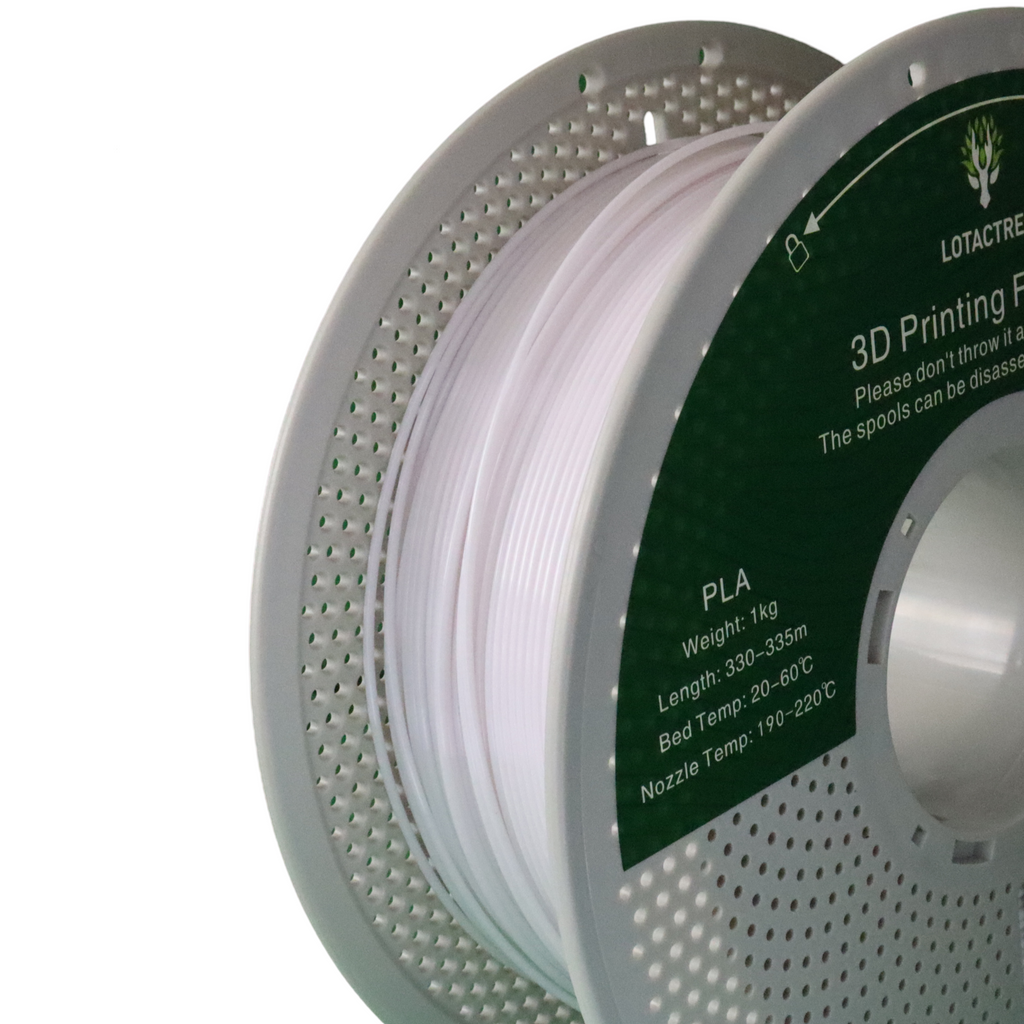 PLA - Snowy White - 1Kg - Bobina - Lotactree