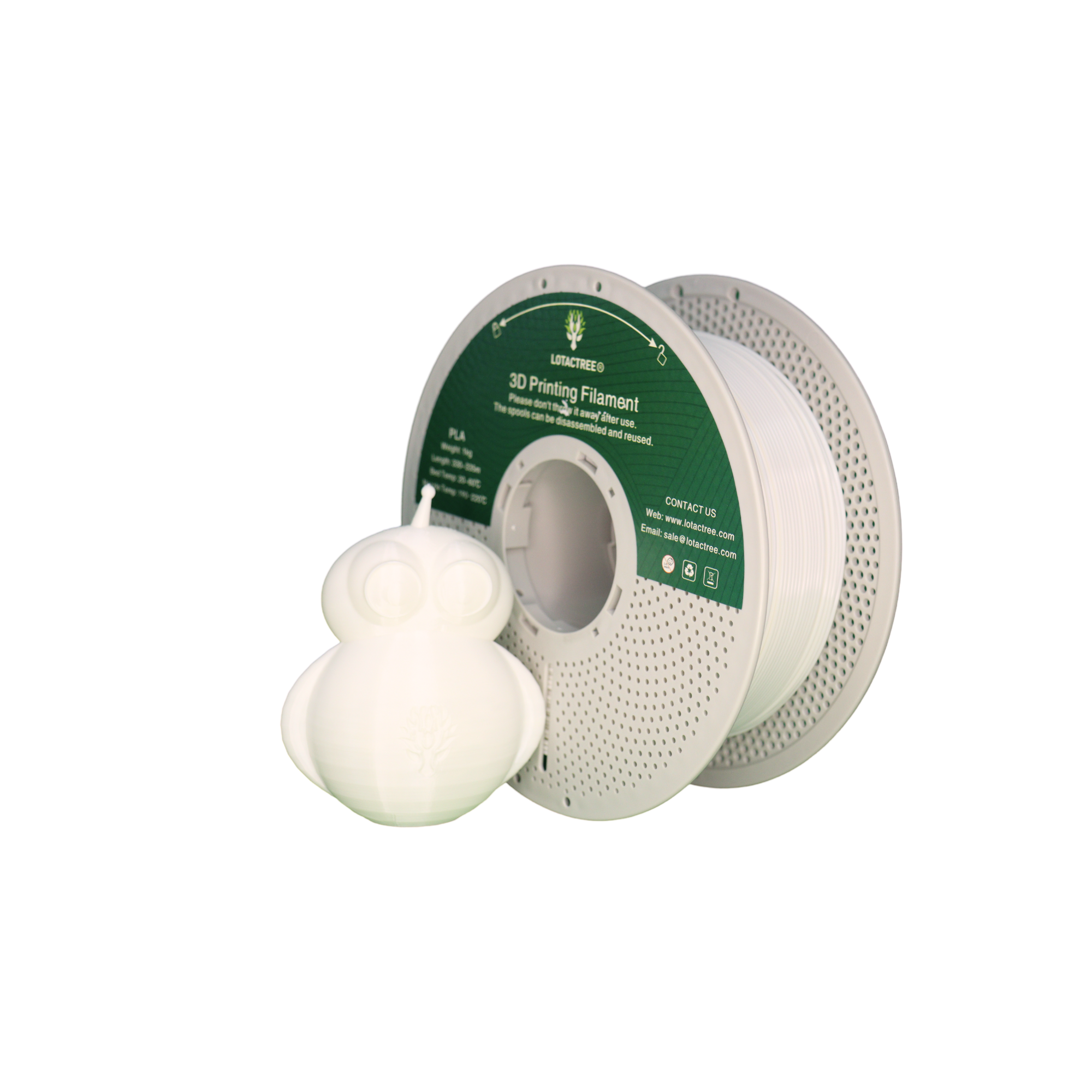 PLA - Warm White - 1Kg - Bobina - Lotactree