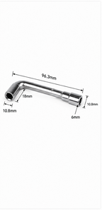 Chave Tubular para Nozzle de Impressora 3D – 6 mm / 7 mm