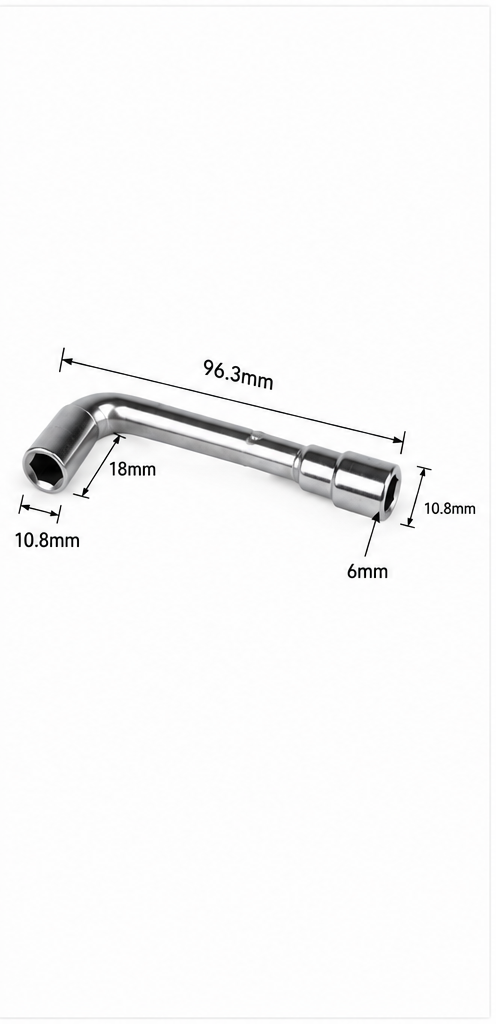 Chave Tubular para Nozzle de Impressora 3D – 6 mm / 7 mm