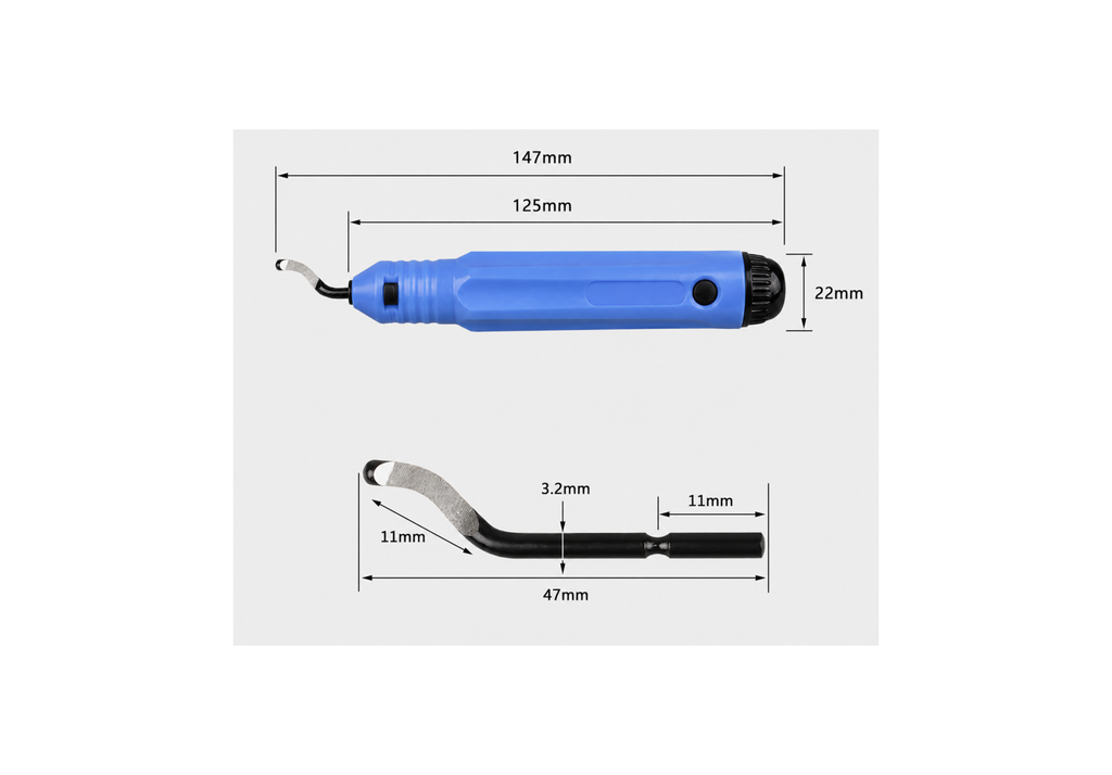 Pack de 10 Lâminas para Desbarbadora de Precisão (derruber tool)