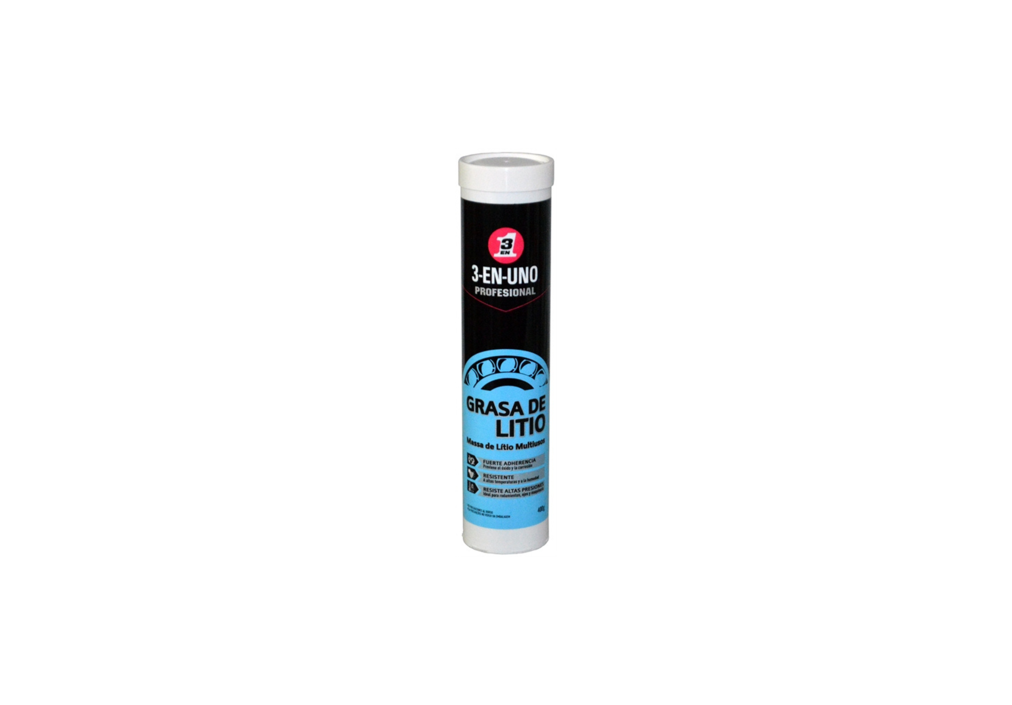 Tubo Massa de Lítio Branca – 3-EN-UNO 400ml